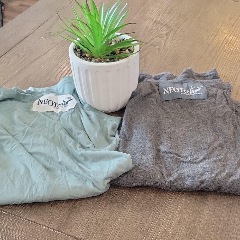 Women's Scarves  For Nursing in Green and Gray